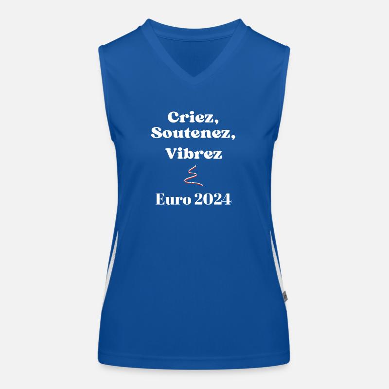 Criez soutenez vibrez Débardeur respirant contrasté Femme