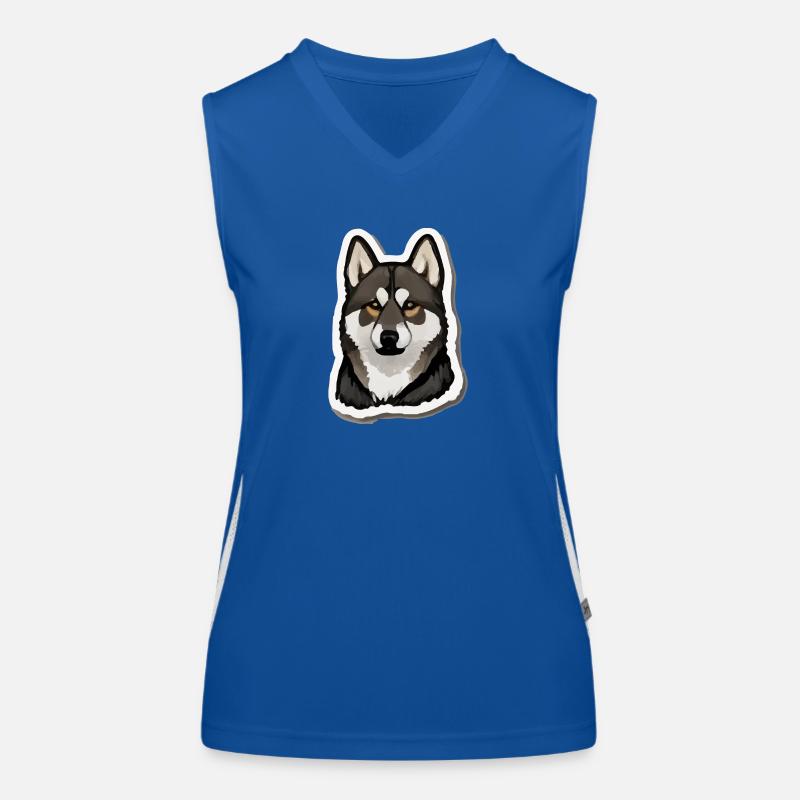 German Shepherd Women's Functional Contrast Tank Top