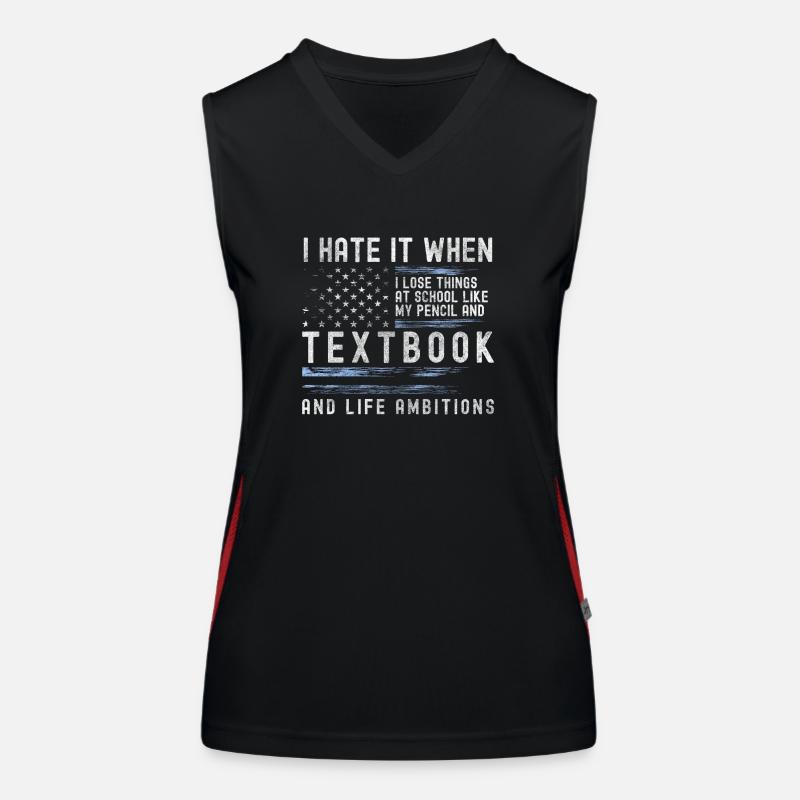Student Uni Abschluss Party Funktionelles Kontrast-Tank Top für Frauen