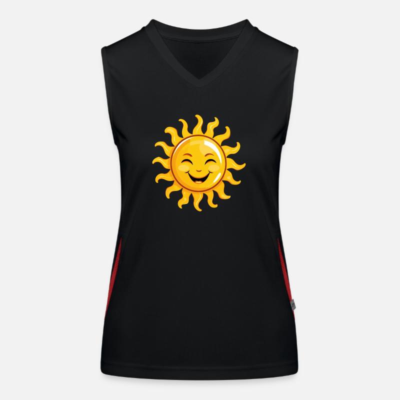 Soleil Rayon de soleil Débardeur respirant contrasté Femme