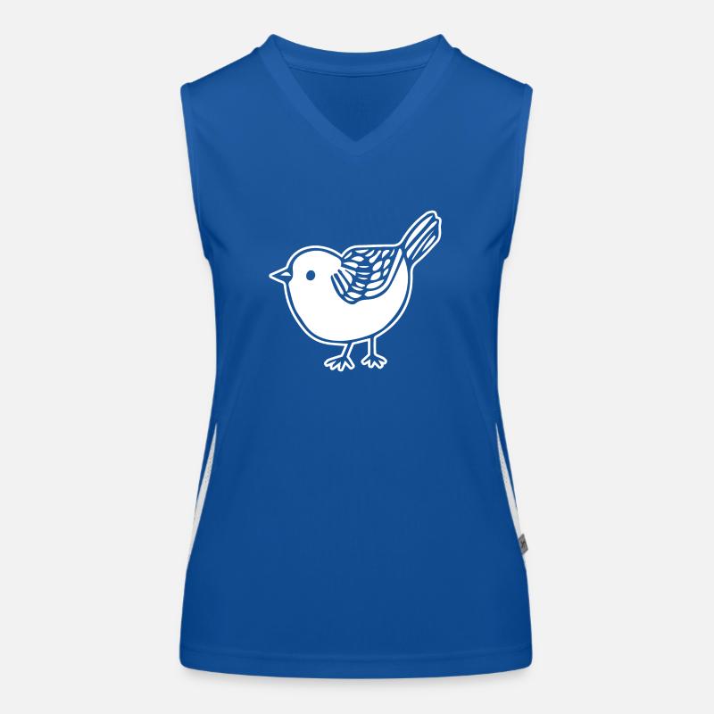 Vogel Funktionelles Kontrast-Tank Top für Frauen