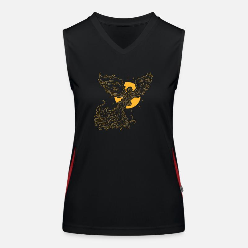 Fenix graphique Débardeur respirant contrasté Femme