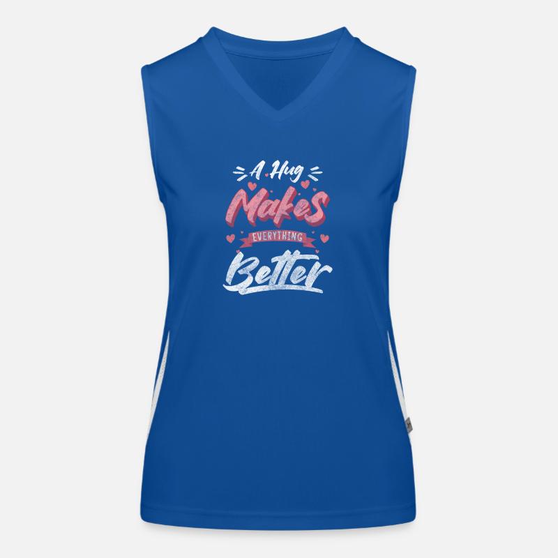 Liebe Nähe Funktionelles Kontrast-Tank Top für Frauen