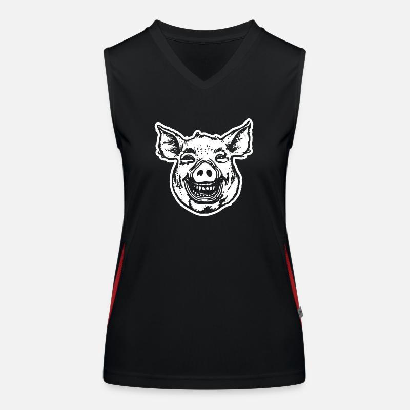 Cochon Cochon Débardeur respirant contrasté Femme