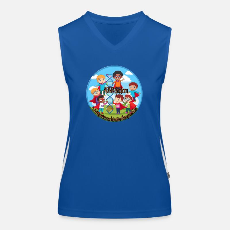 Superhelden ADNP-Syndrom Funktionelles Kontrast-Tank Top für Frauen
