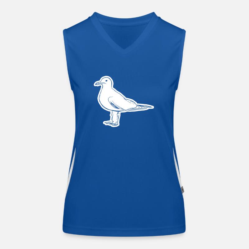 Möwe Funktionelles Kontrast-Tank Top für Frauen