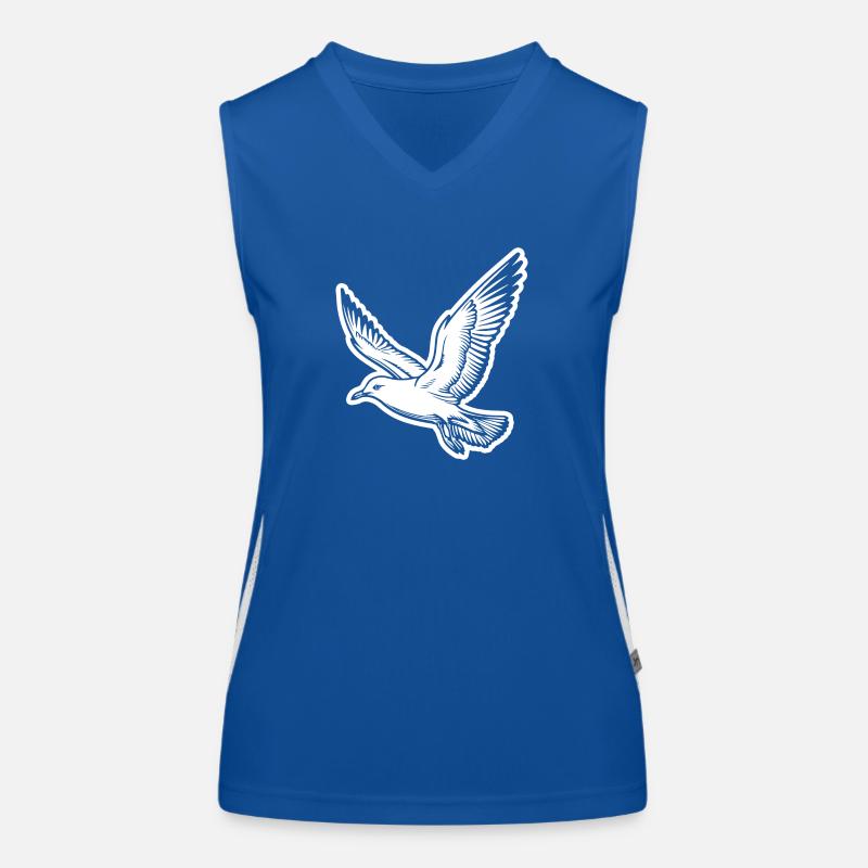 Möwe Funktionelles Kontrast-Tank Top für Frauen