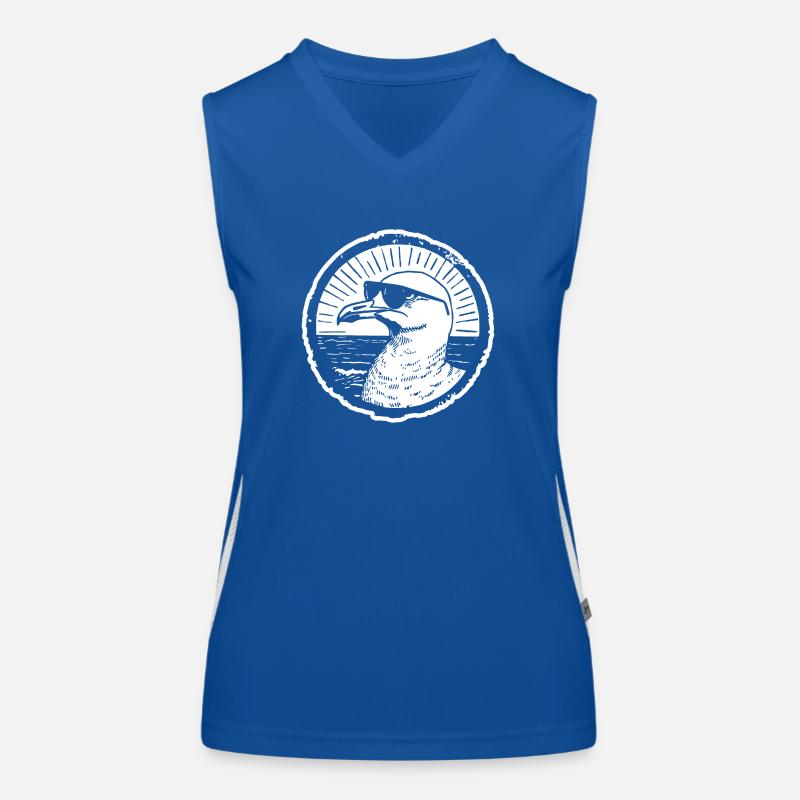 Möwe Funktionelles Kontrast-Tank Top für Frauen