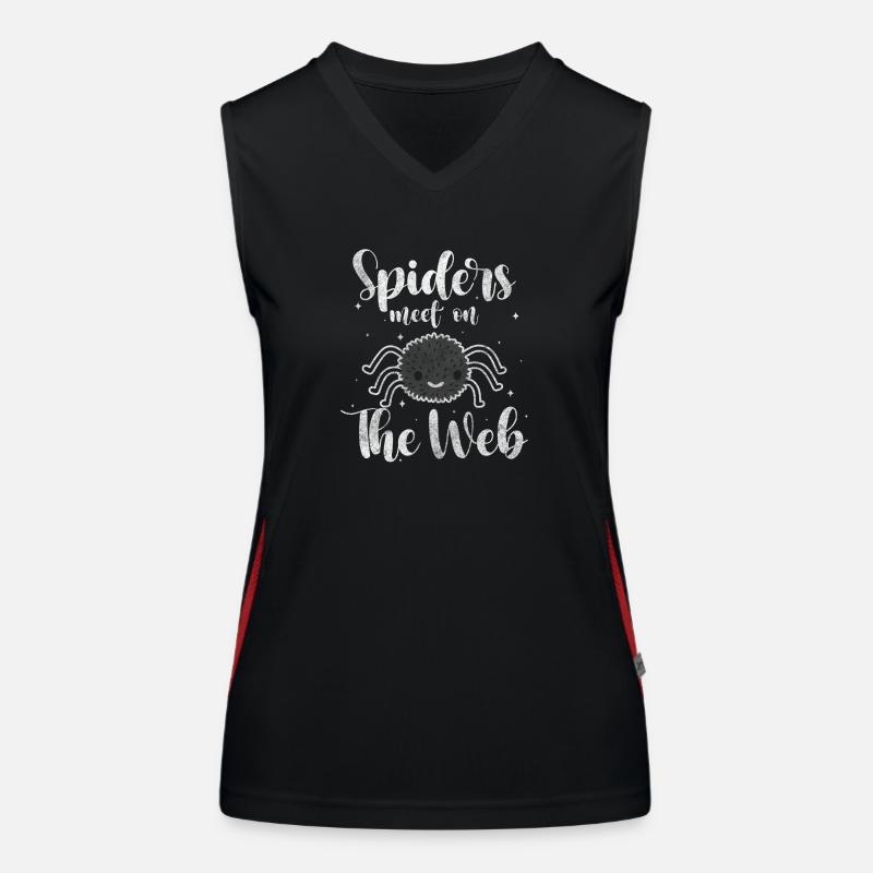 Spinne Jäger Terrarium Funktionelles Kontrast-Tank Top für Frauen