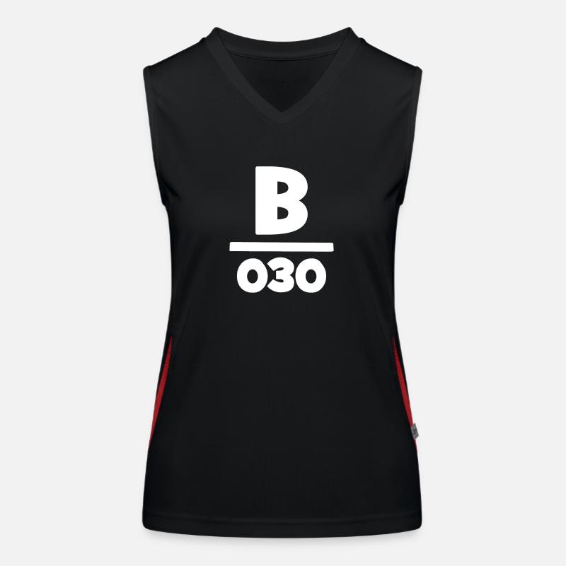 030 - Null Drei Null - Berlin - Area Code - Phone Women's Functional Contrast Tank Top