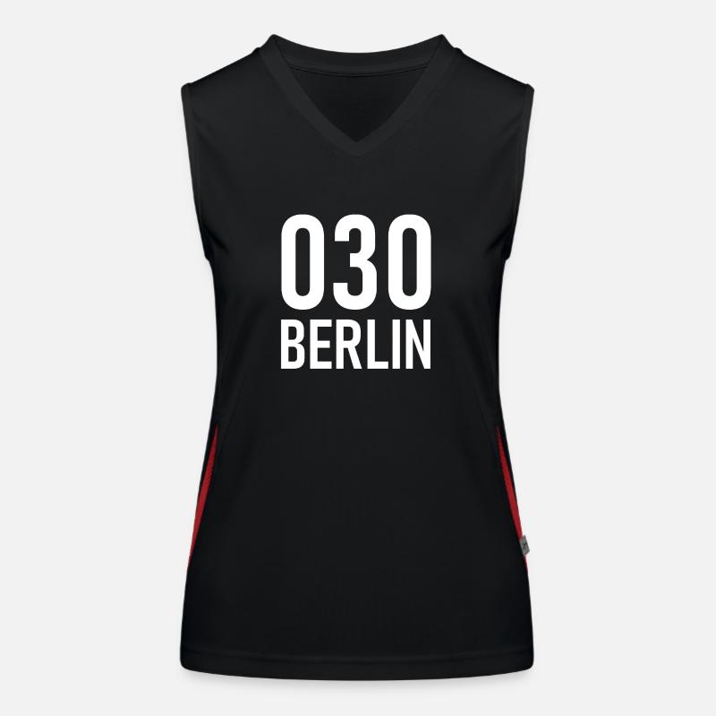 030 - Null Drei Null - Berlin - Area Code - Phone Women's Functional Contrast Tank Top