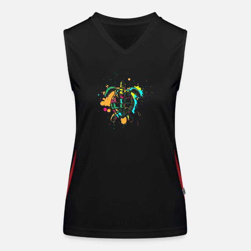 Sea Water Cute Women's Functional Contrast Tank Top