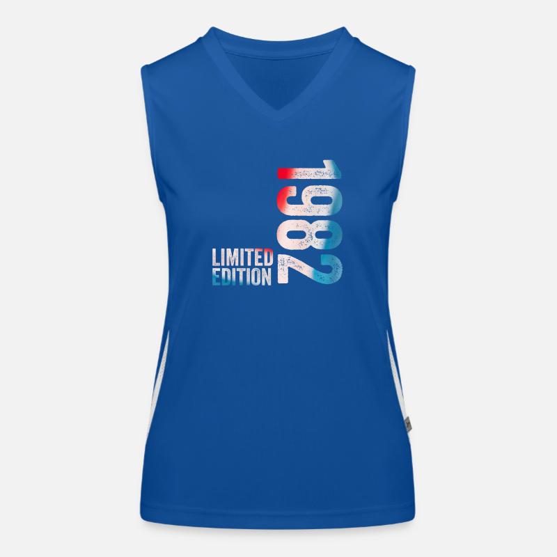1982 Birthday Gift 1982 Limited Edition Women's Functional Contrast Tank Top