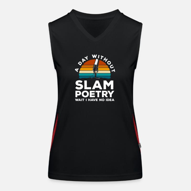 Poet Sarcasm Women's Functional Contrast Tank Top