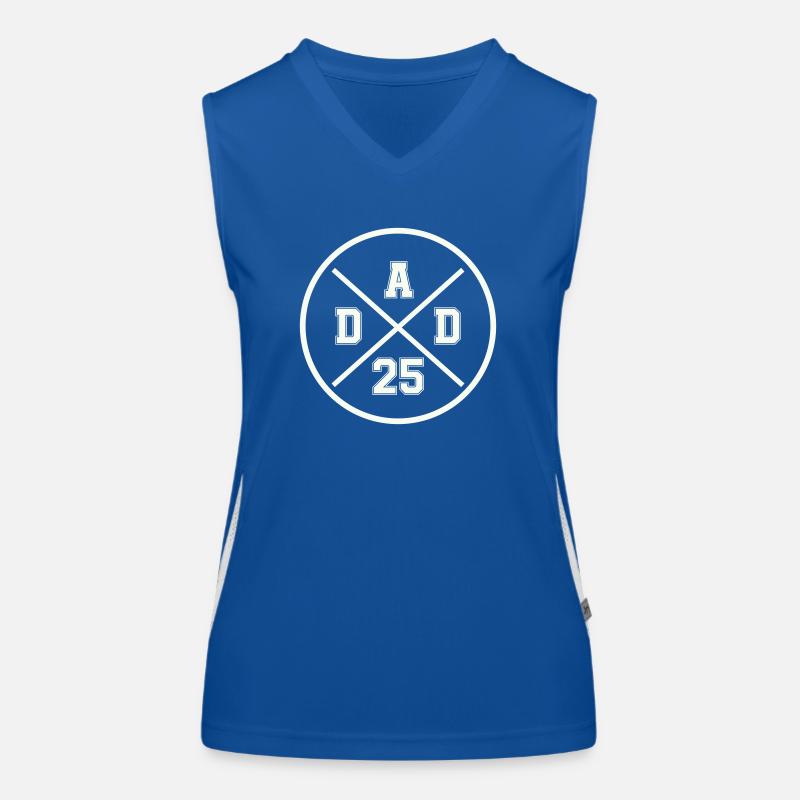 dad 25 Funktionelles Kontrast-Tank Top für Frauen