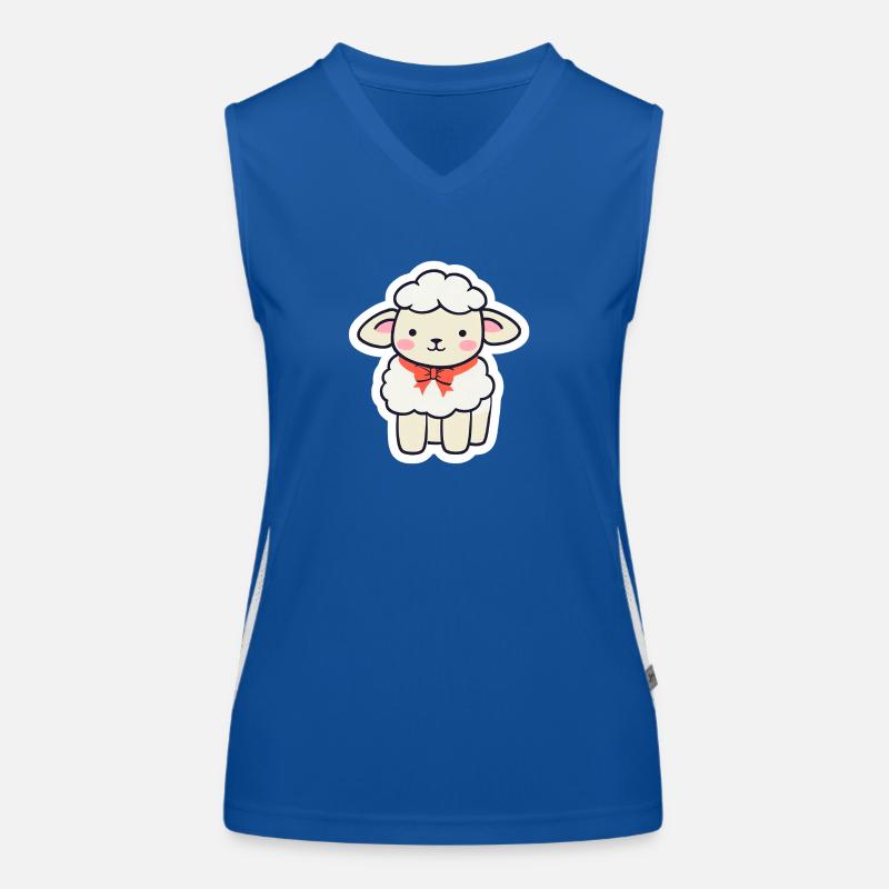 Lamm Funktionelles Kontrast-Tank Top für Frauen