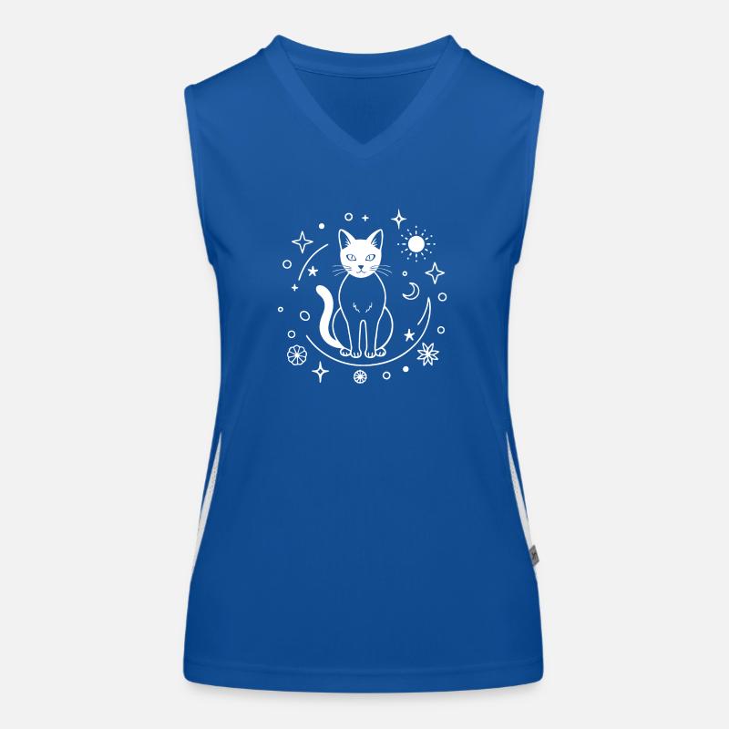 Enchanted Cat Women's Functional Contrast Tank Top