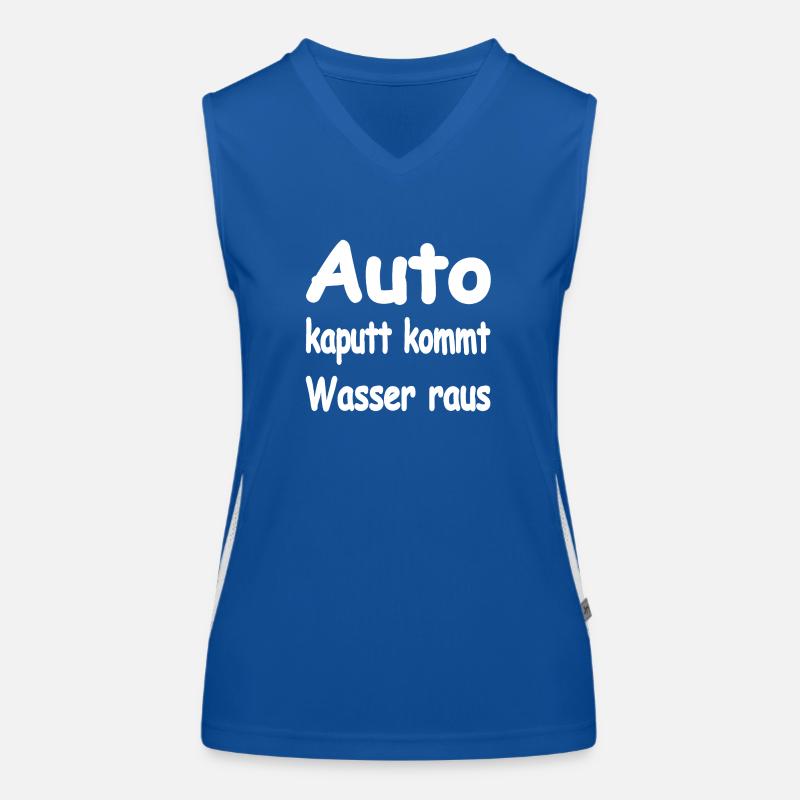 Auto Funktionelles Kontrast-Tank Top für Frauen