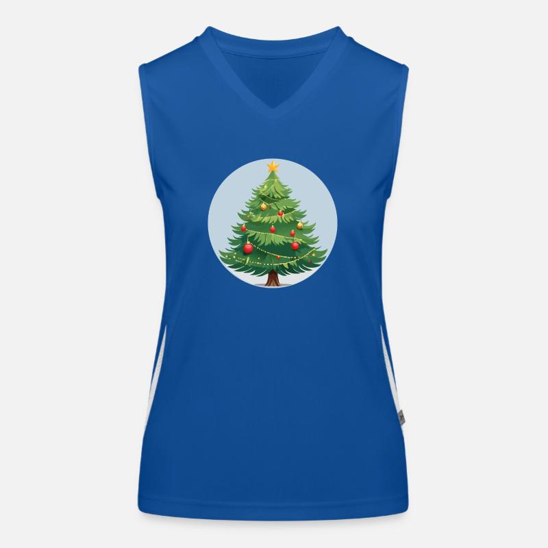 Arbre de Noël Débardeur respirant contrasté Femme