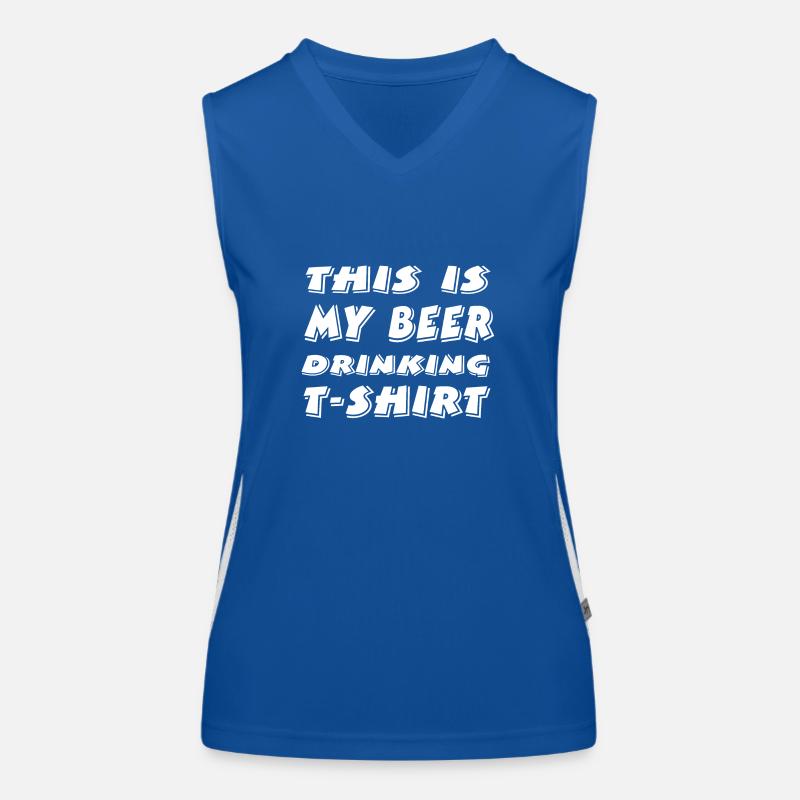 Bier Funktionelles Kontrast-Tank Top für Frauen