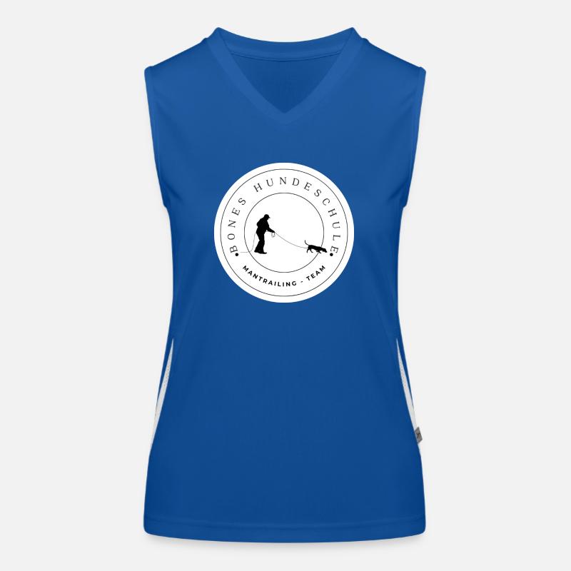 Bones Hundeschule Mantrailing Team Funktionelles Kontrast-Tank Top für Frauen