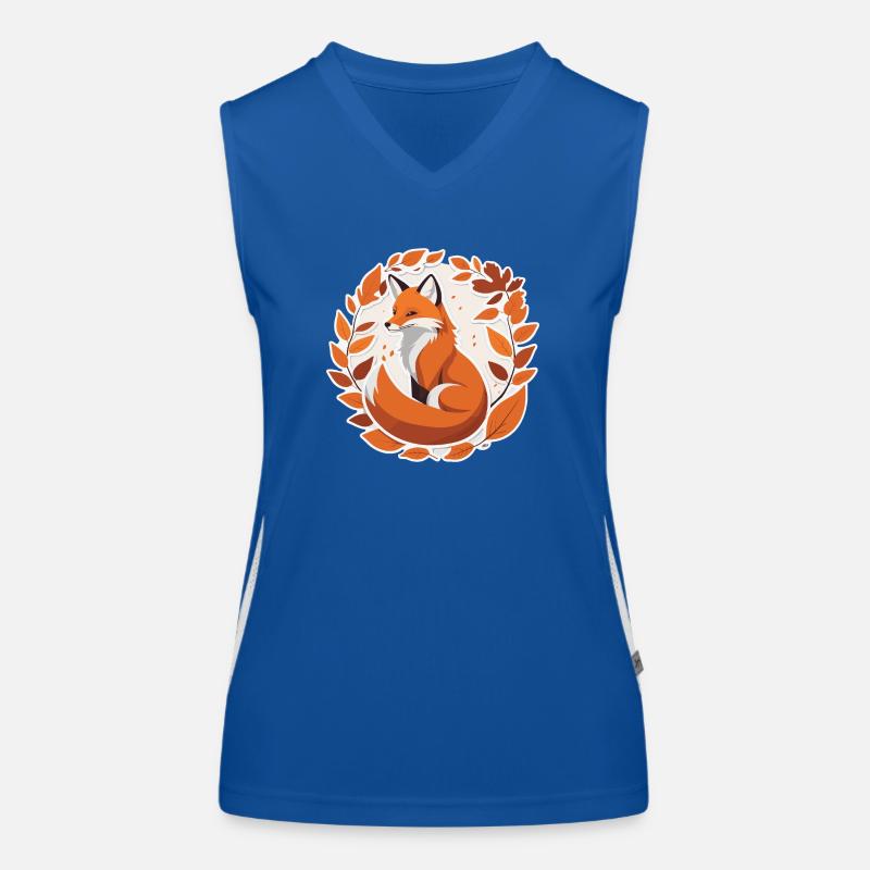 Fuchs im Herbst #2 Funktionelles Kontrast-Tank Top für Frauen