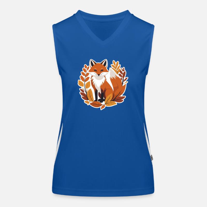 Fuchs im Herbst #5 Funktionelles Kontrast-Tank Top für Frauen