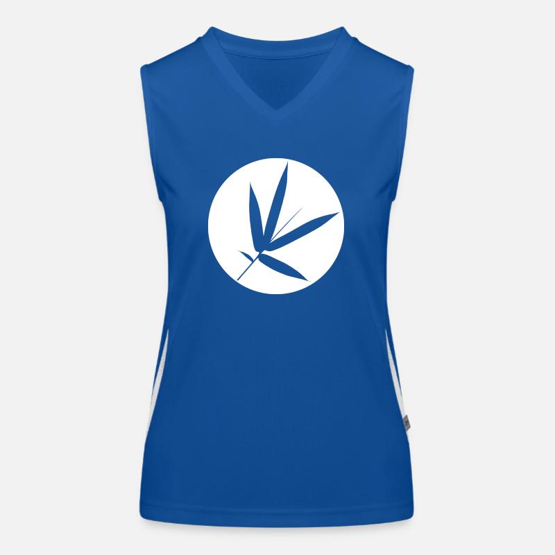 feuille de bambou Débardeur respirant contrasté Femme