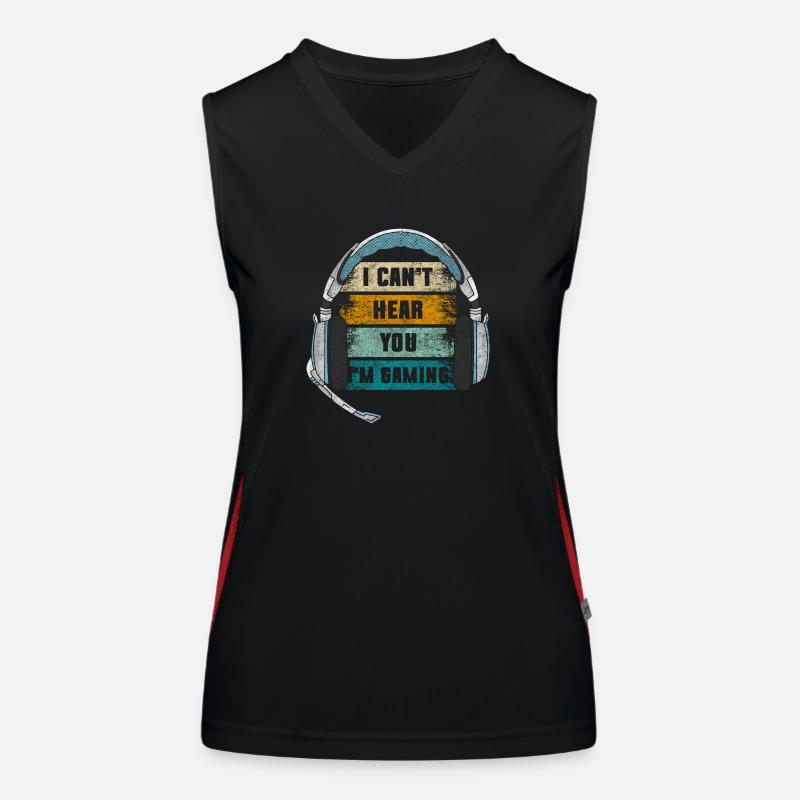 Gaming Streaming Women's Functional Contrast Tank Top