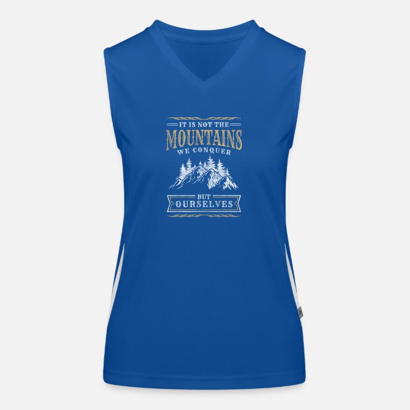 Climber Summit Alpinisme Mousqueton Débardeur respirant contrasté Femme