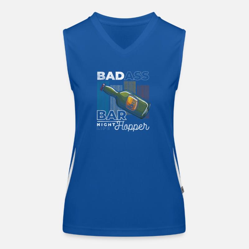 Fête Drunk Fun Débardeur respirant contrasté Femme