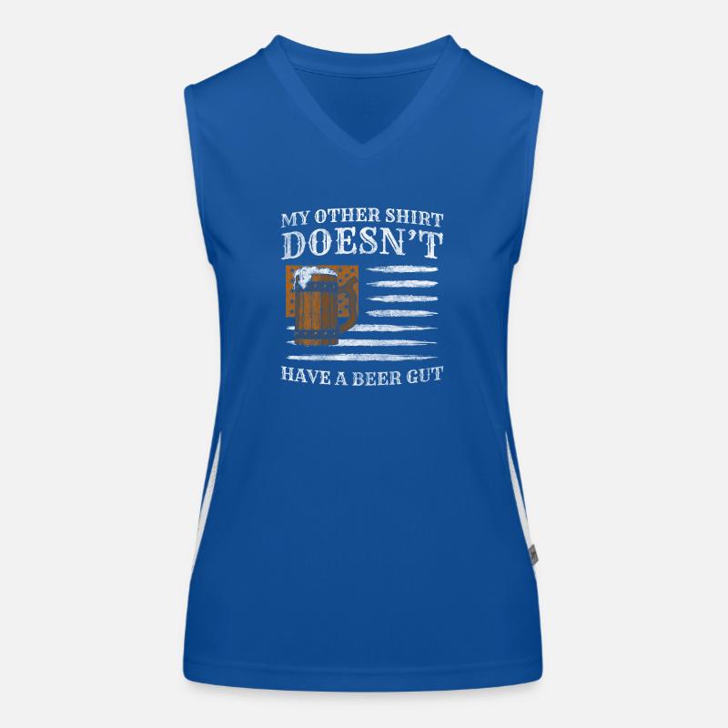 Bar Hopping Beer Drinks Women's Functional Contrast Tank Top