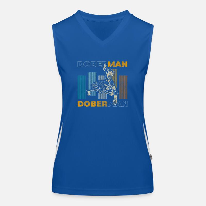 Fighting Dog Pet Women's Functional Contrast Tank Top