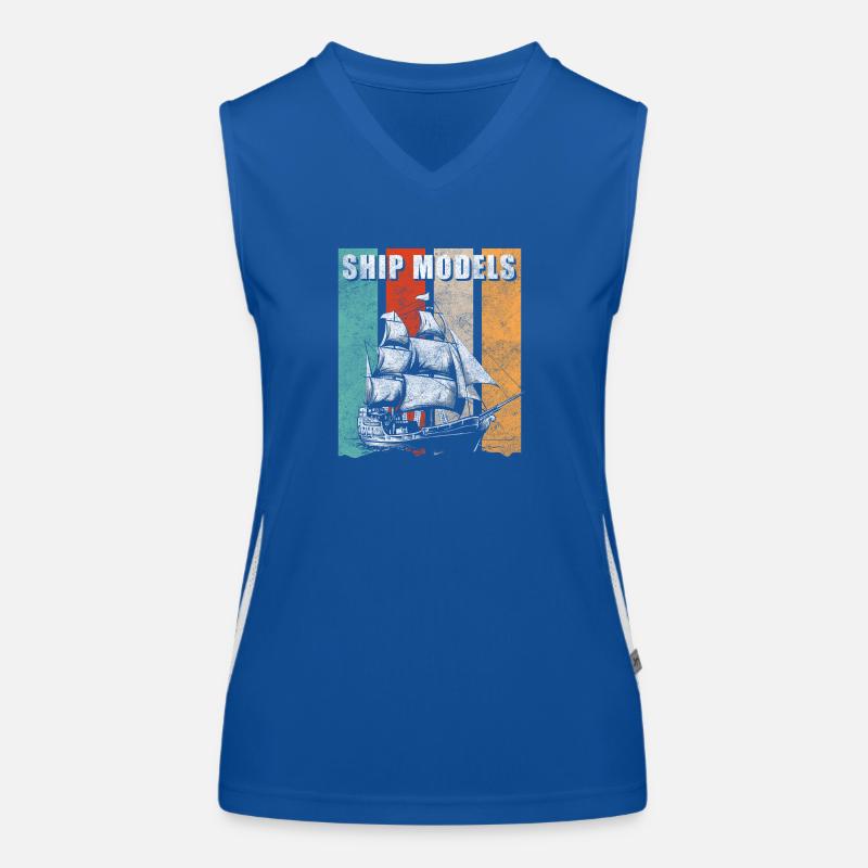 Ship Model Builder RC Ship Skipper Women's Functional Contrast Tank Top