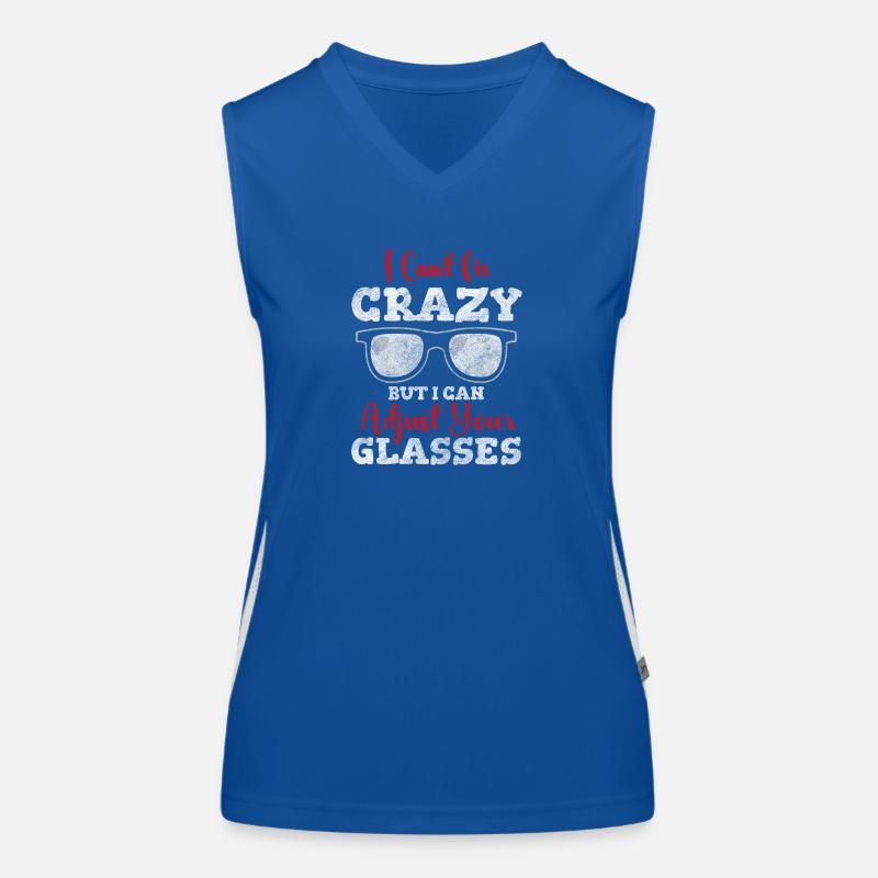 Sehhilfe Brillenschlange Funktionelles Kontrast-Tank Top für Frauen