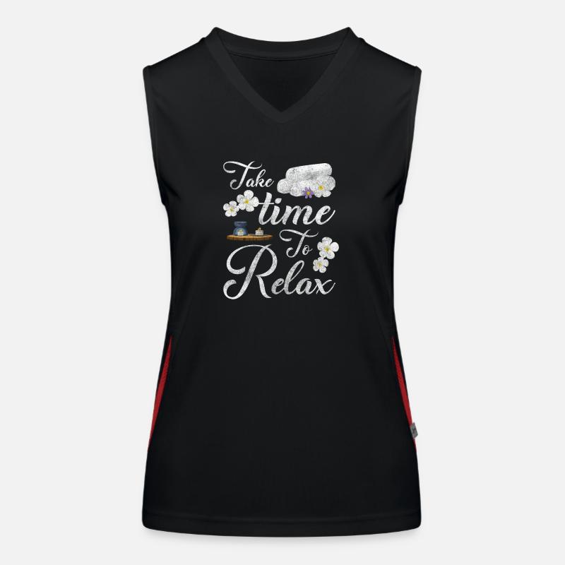 Relaxation Relax Recreation Excursion Women's Functional Contrast Tank Top