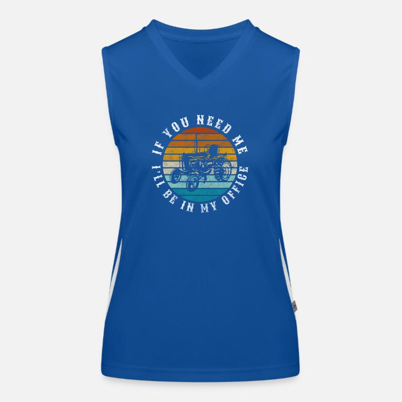 Bauer Beruf Ernte Demonstrieren Funktionelles Kontrast-Tank Top für Frauen