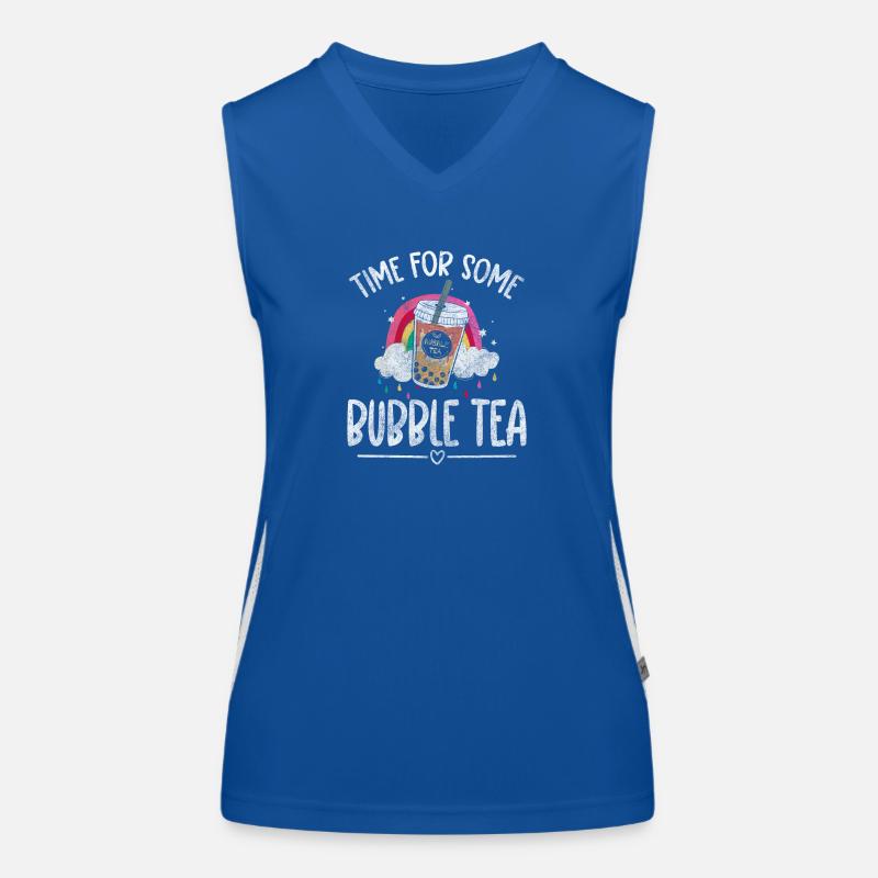 Boba Sugar Balls Multicolored Women's Functional Contrast Tank Top