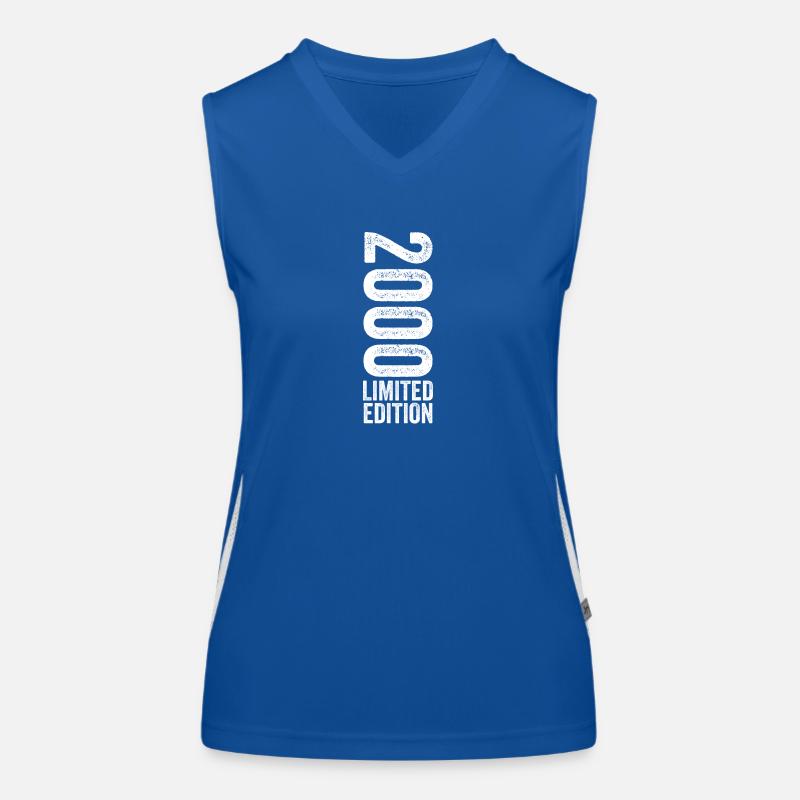 2000 - Limited Edition 2000 Geburtstag Funktionelles Kontrast-Tank Top für Frauen