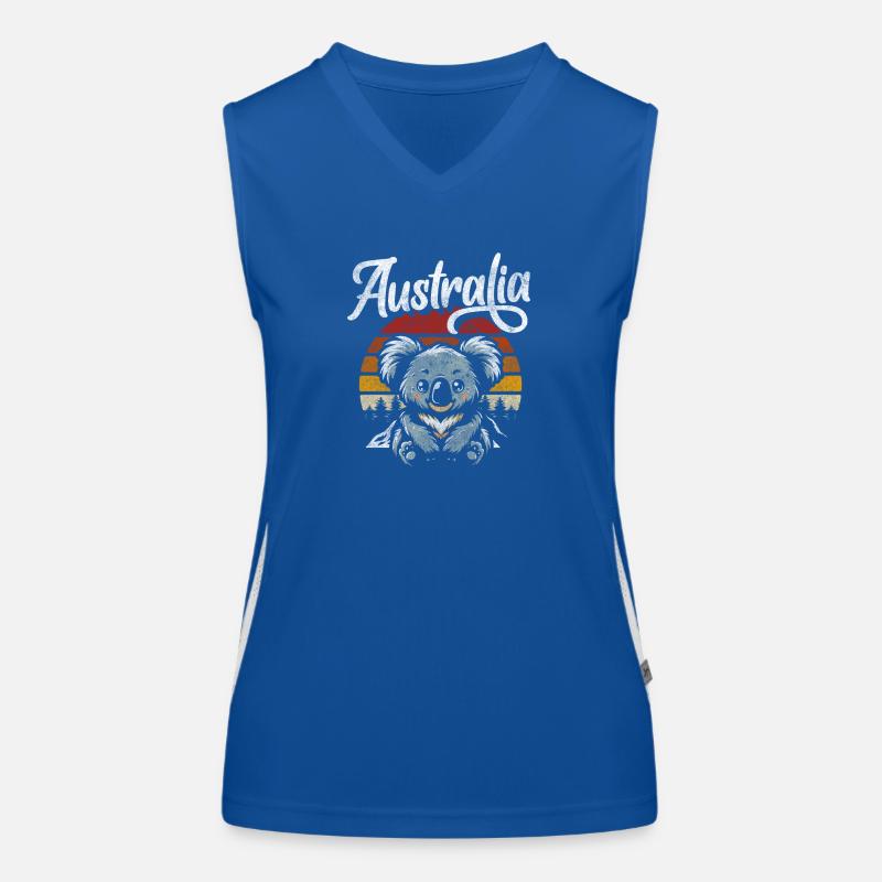 Outback Tourismus Exotisch Funktionelles Kontrast-Tank Top für Frauen