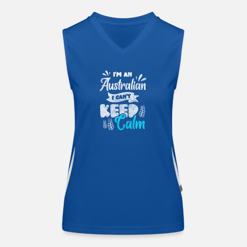 Australia Vacation Aussie Ready for Vacation Women's Functional Contrast Tank Top