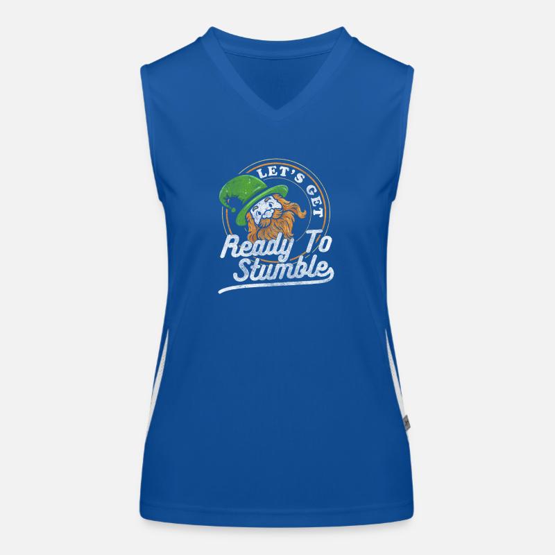 Pub Beer Happiness Irish Women's Functional Contrast Tank Top