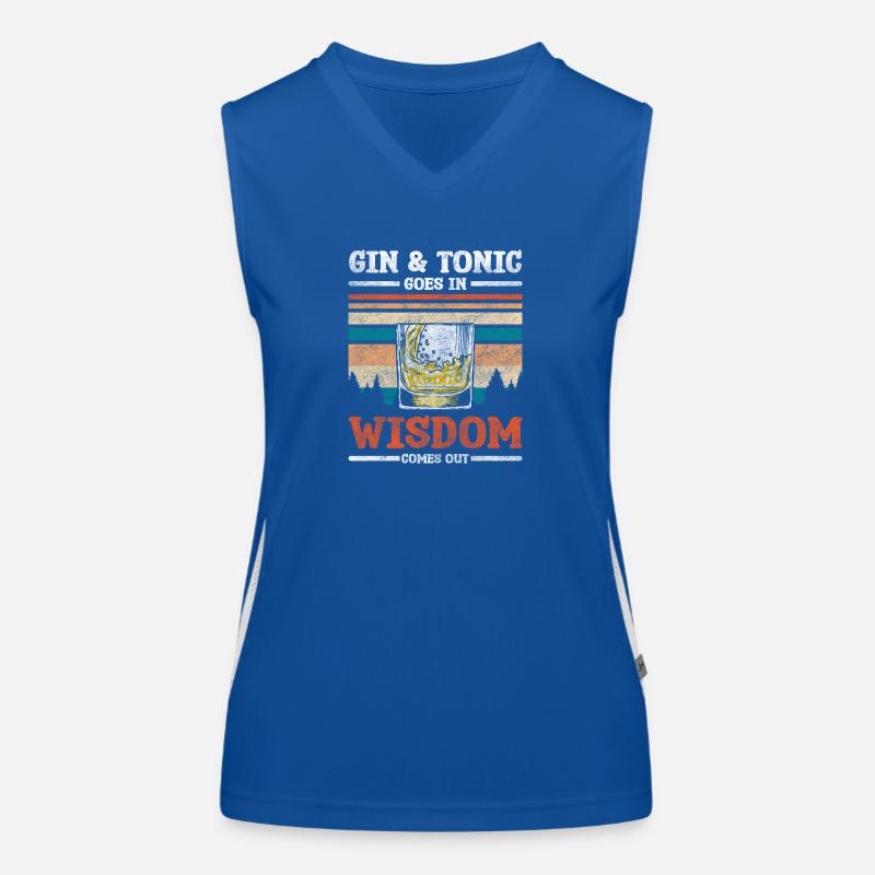 drinks enjoyment longsdrinks Women's Functional Contrast Tank Top