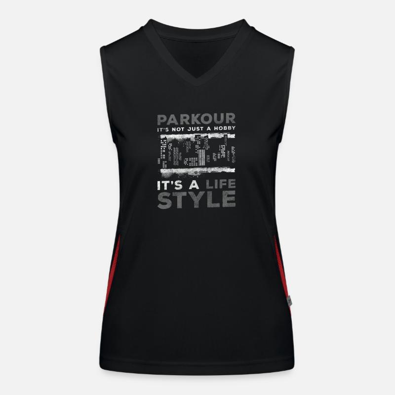 Freerunning Jumping Courage Fast Débardeur respirant contrasté Femme
