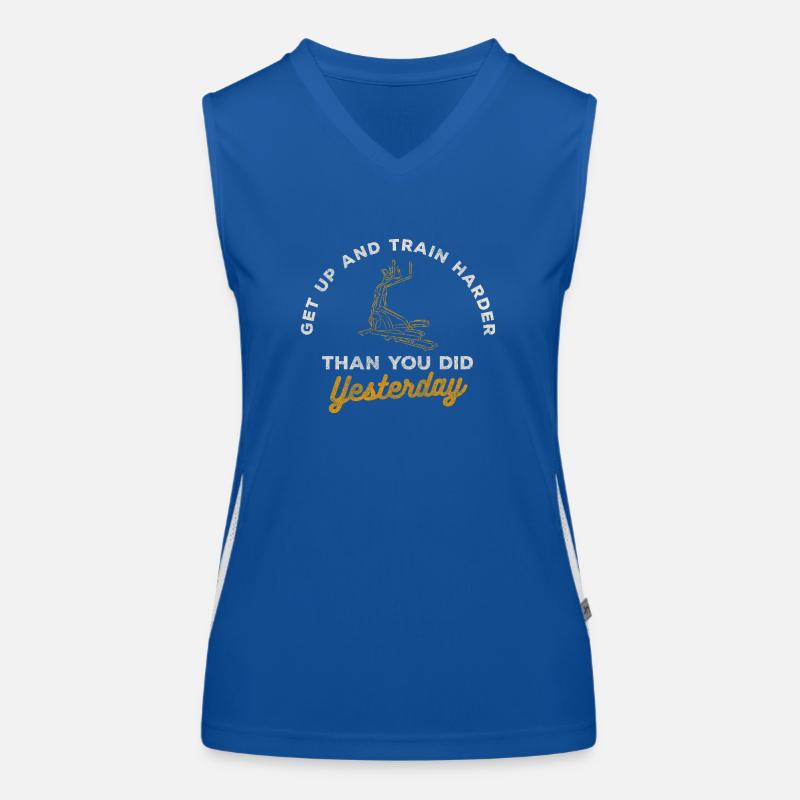 Crosstrainer Training Kraft Coach Funktionelles Kontrast-Tank Top für Frauen