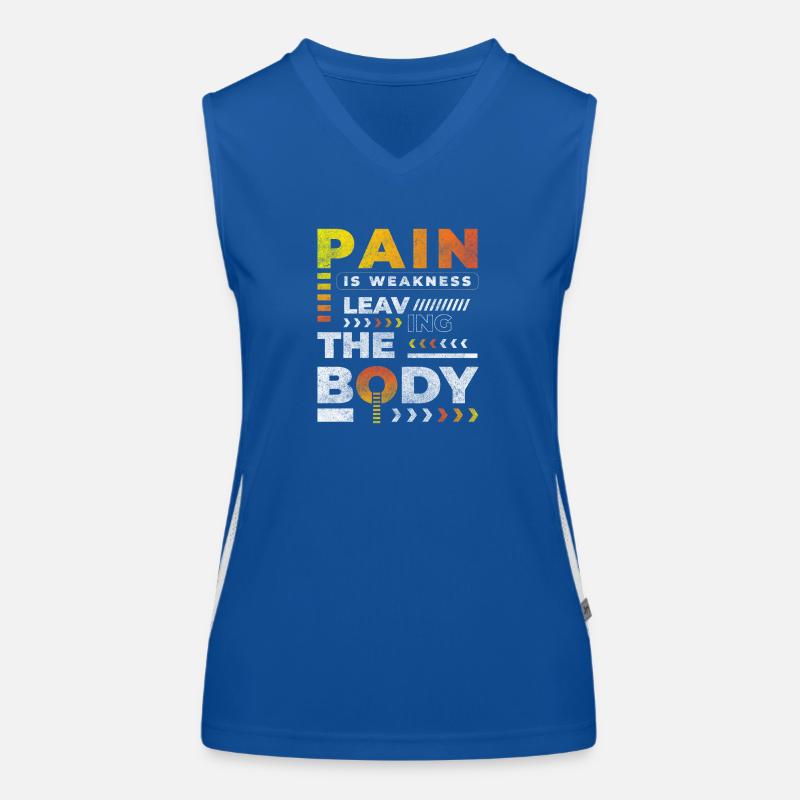 Elliptical cross trainer running Women's Functional Contrast Tank Top