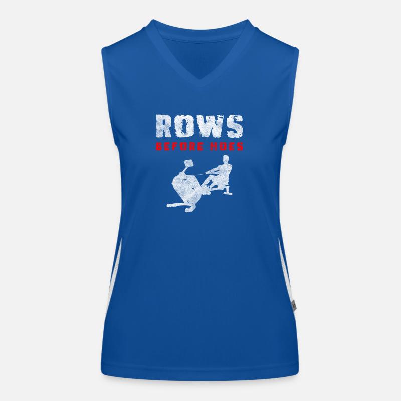 Remise en forme du corps du rameur Débardeur respirant contrasté Femme