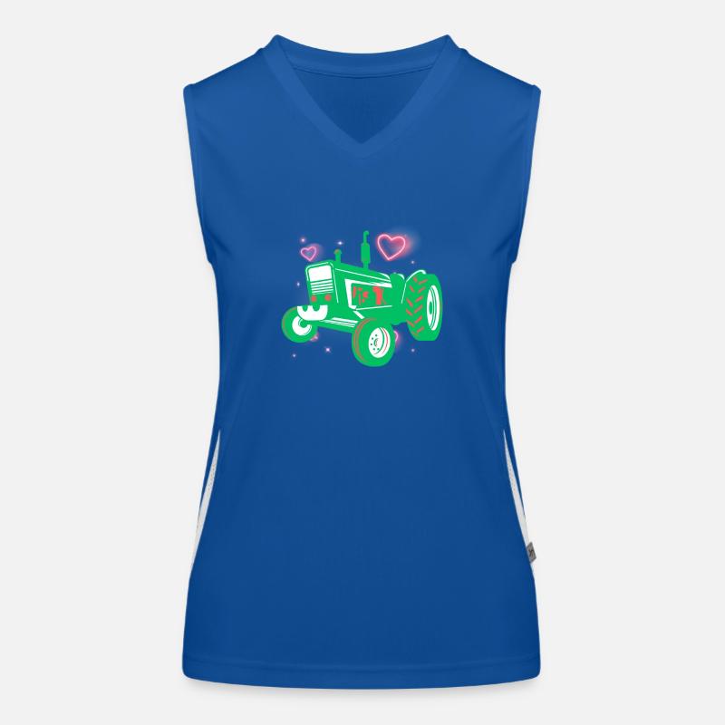 Traktor / Traktor / Traktor Funktionelles Kontrast-Tank Top für Frauen
