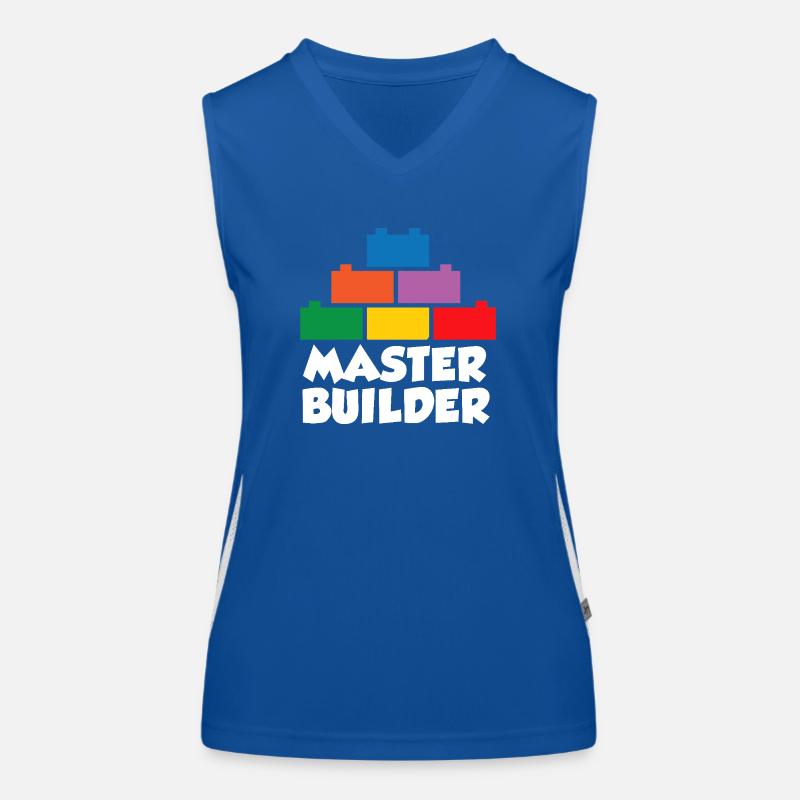 Brick Builder Toys Blocks Clamping Blocks Bricks Women's Functional Contrast Tank Top