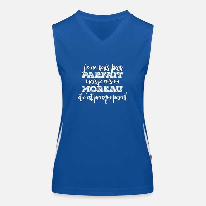 Moreau Last Name Humor Gift Women's Functional Contrast Tank Top